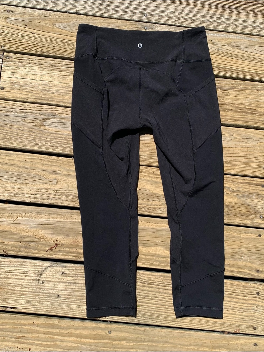 lululemon athletica Black Active Crop Leggings